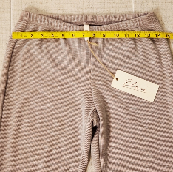 Elan Ela Pant, Pull On, Ribbed, Elastic Waist,  Wide Leg, Med. NWT - Picture 8 of 16